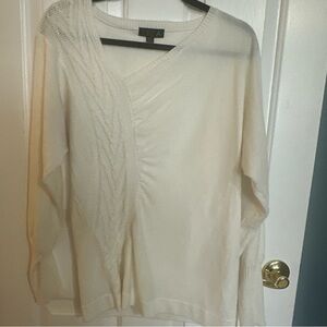 One A Women's Cream Cable Knit Sweater